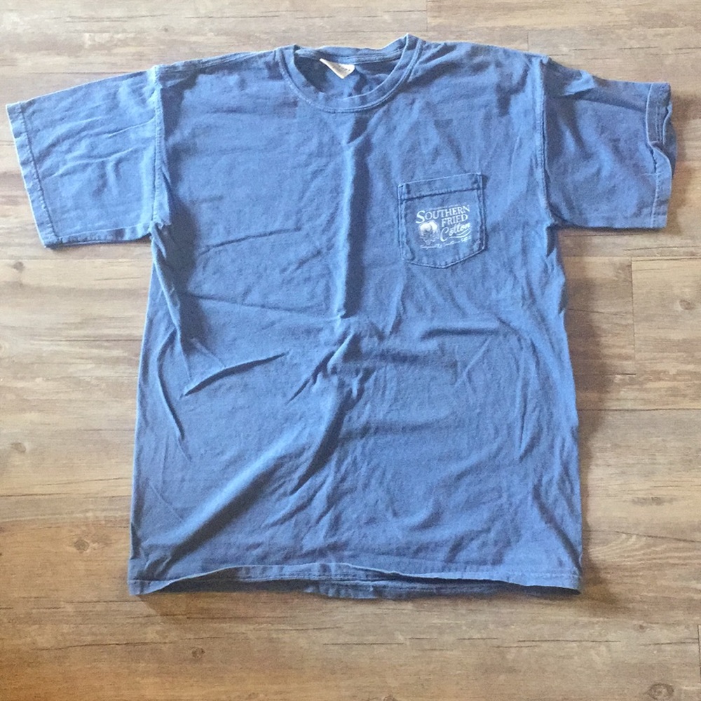 Men’s Southern Fried Cotton T-Shirt Sz L